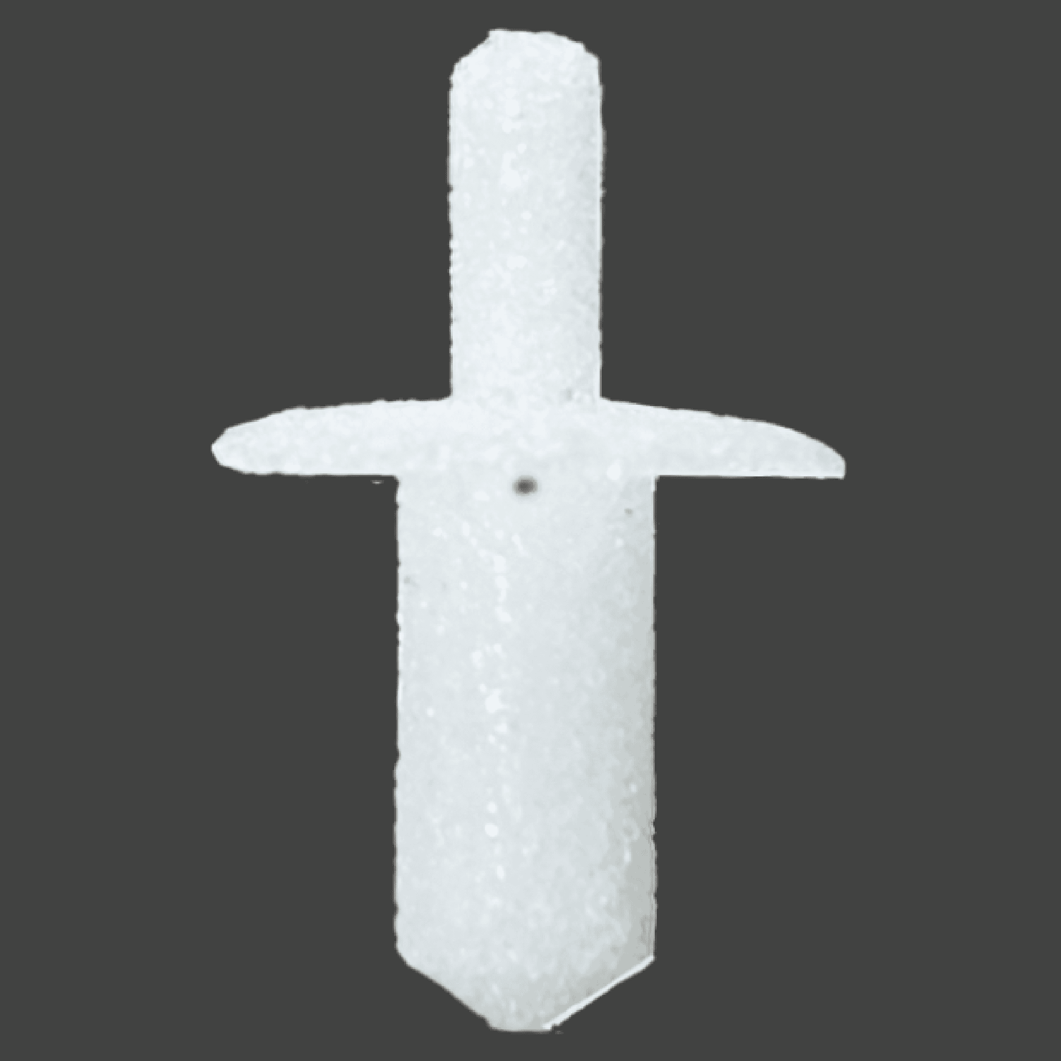 webpics-23 White cross-shaped implant with fixation design