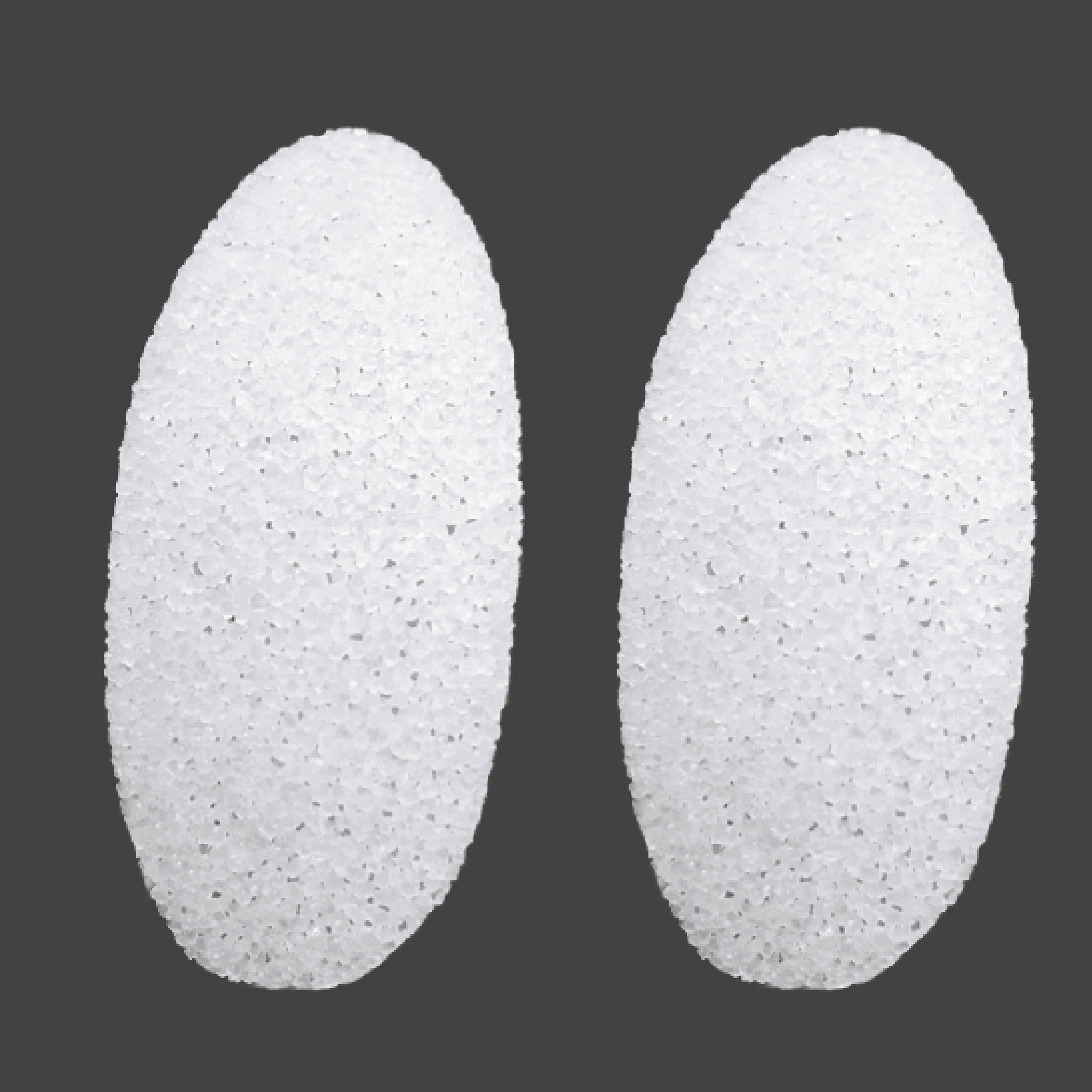 websitepics-05 White oval-shaped flat implant for nasal support and reinforcement