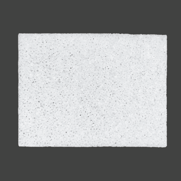 Square flat white porous polyethylene sheet implant for cranial reconstruction"